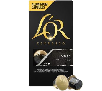 Café L’Or Espresso – Onyx- Intensité 12 – 10caps