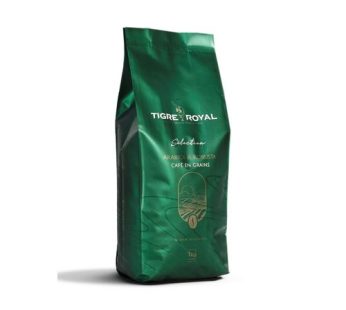 Café en grains Tigre Royal – Arabica et Robusta – 1Kg
