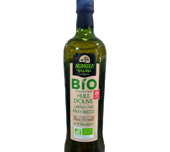 Huile d’olive extra vierge Bio Numidia – Classique – 75cl