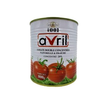 Tomate double concentrée Avril 1001 – 800g
