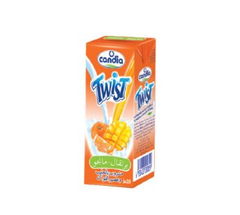 Boisson au lait et jus de fruits – Twist Candia – Orange Mangue- 20cl