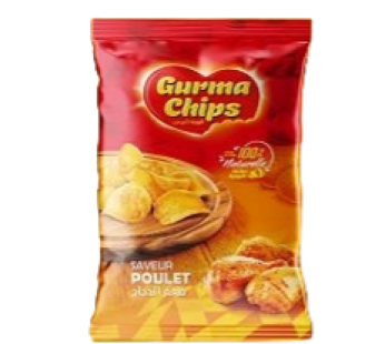 Gurma chips – saveur poulet – 80g