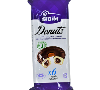 Donuts fourrés et enrobés à la crème cacao Bibila – 6pcs
