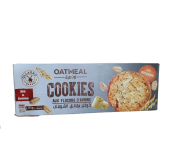 Cookies de flocons d’avoine Ollagro OATMEAL- Blé avoine -153g