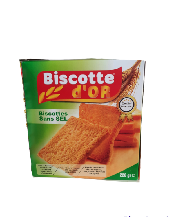 Biscottes sans sel - Biscotte d'Or - 220g - Courses Net