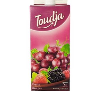 Boisson fruitée Toudja – Fruits rouges – paqu.2L