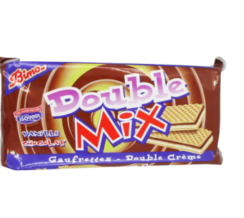 Gaufrettes Double Mix – vanille chocolat -Bimo –