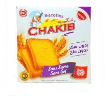Biscottes Chakib – sans sucre et sans sel – 230g