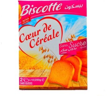 Biscottes Coeur de Céréale – Sans sucre ajouté – 200g