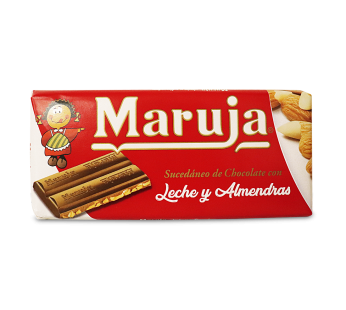Chocolat Maruja – lait amandes – 150g