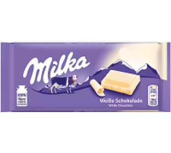 Chocolat Milka  – blanc – 90g
