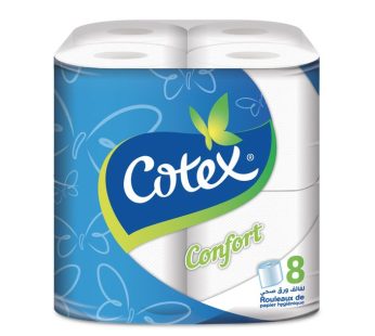 Papier hygiénique Cotex Confort – 8 pcs