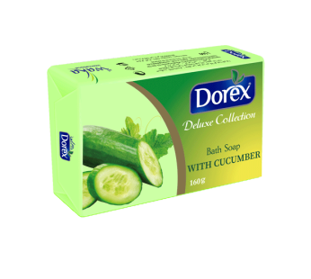 Savonnettes Dorex – Deluxe collection – à l’Extrait de concombre – 160g