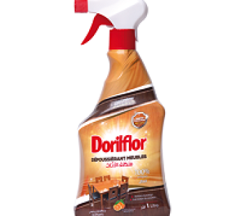 Nettoyant meubles Dorilflor – parfumé à l’orange -Marron- 1L