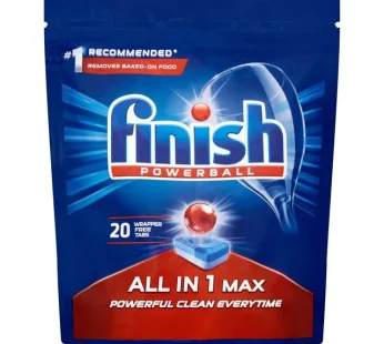 Finish Powerball Power Ball – pour lave vaisselle  – 20 CAP