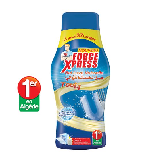 Gel pour lave vaisselle Force Xpress - 37 lavages