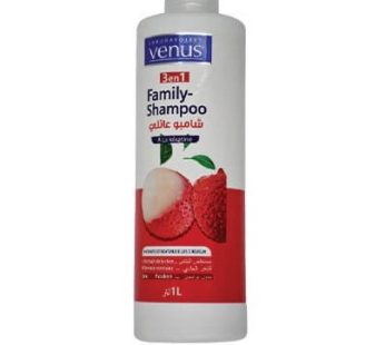Shampooing Venus Family Shampoo 3en1- à l’extrait de lychee – Cheveux normaux – 1L