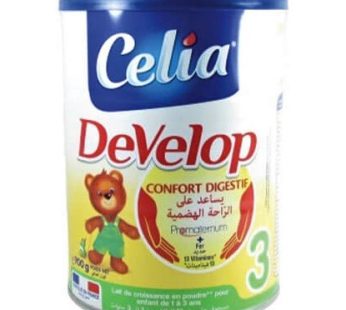 Lait Celia Develop  – Confort digestif – 3ème age  1 à 3 ans – 400g