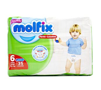 Couches culottes bébé Molfix Pants – N6 – 35pcs