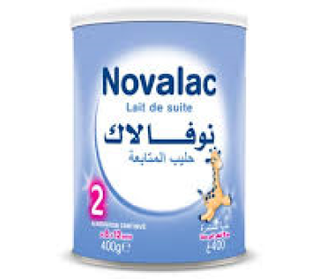Lait Novalac – 2ème age – 6 à 12 mois – 400g