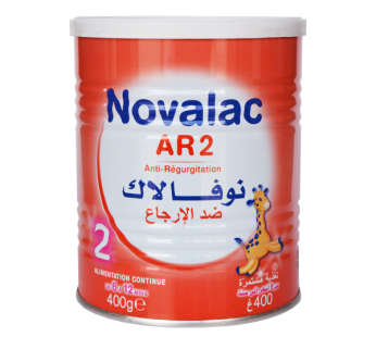 Lait Novalac AR2 – 2ème age – 6 à 12 mois – 400g