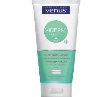 Gel Nettoyant Purifiant – Viderm Venus – Peaux mixtes à graces – Tube 150ml