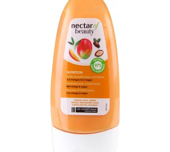 Après-Shampooing purifiant Nectar of Beauty – Nutrition- à la mangue et àl’argan – Cheveux secs et abîmés – 300ml